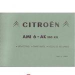 Citroën Ami 6 - AK Ersatzteilkatolog Nr 486