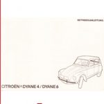 Citroën Dyane Betriebsanleitung 1974