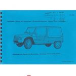 Citroën Mèhari Ersatzteilkatalog 632