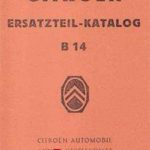 Citroën B14 Ersatzteilkatalog