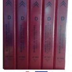 Citroën D Reparaturhandbuch Nr 583 5 Bände (F)