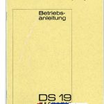 Citroën D Betriebsanleitung 1963 DS19 (D)