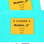 Citroën D Modelle Nr. 598 Ersatzteilkatalog 2 Bd. (F)