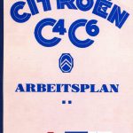 Citroën C4 C6 Arbeitsplan