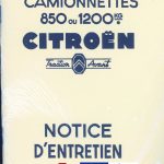 Citroën H Betriebsanleitung 1955