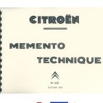 Citroën Datenhandbuch 1919 - 1957