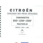 Citroën H Ersatzteilkatalog Nr 441 1964