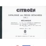 Citroën Traction Avant Ersatzteilkatalog Nr 393 Band V