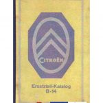 Citroën B14 Ersatzteilkatalog 1928