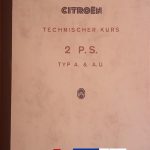 Citroën 2CV - Technischer Kurs TYP A. & A.U. 1953