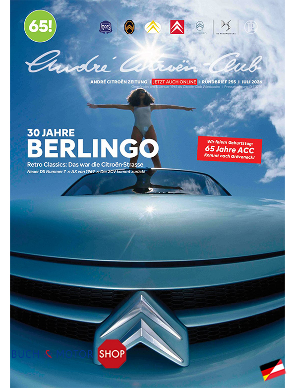 André Citroën Zeitung 2026 Berlingo 30 / 2CV kommt zurück